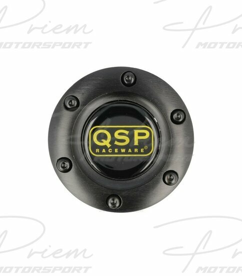 QSP Sport stuur zwart leder offset: 90mm